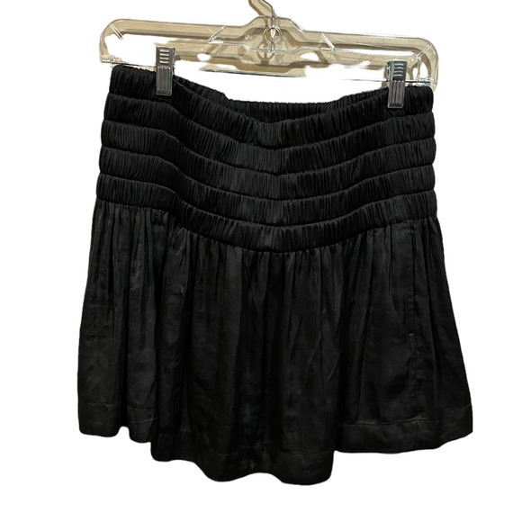 Aritzia Wilfred Super High Waist Black Flowy Skirt - Picture 1 of 10